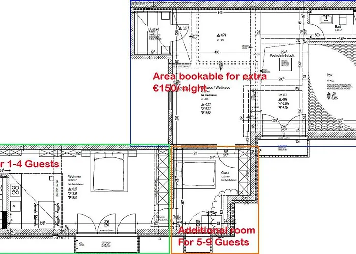 公寓 Neubau - Pool Gym Sauna Extra Buchbar